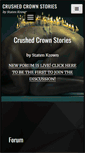 Mobile Screenshot of crushedcrown.com